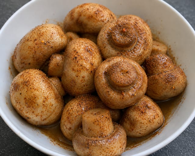Spicy Boiled Mushrooms.