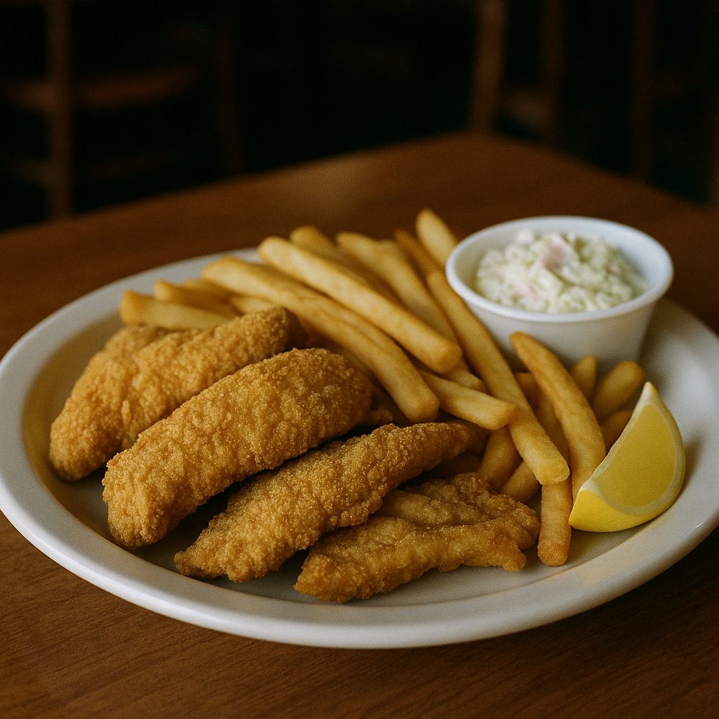 Fried Catfish Basket.