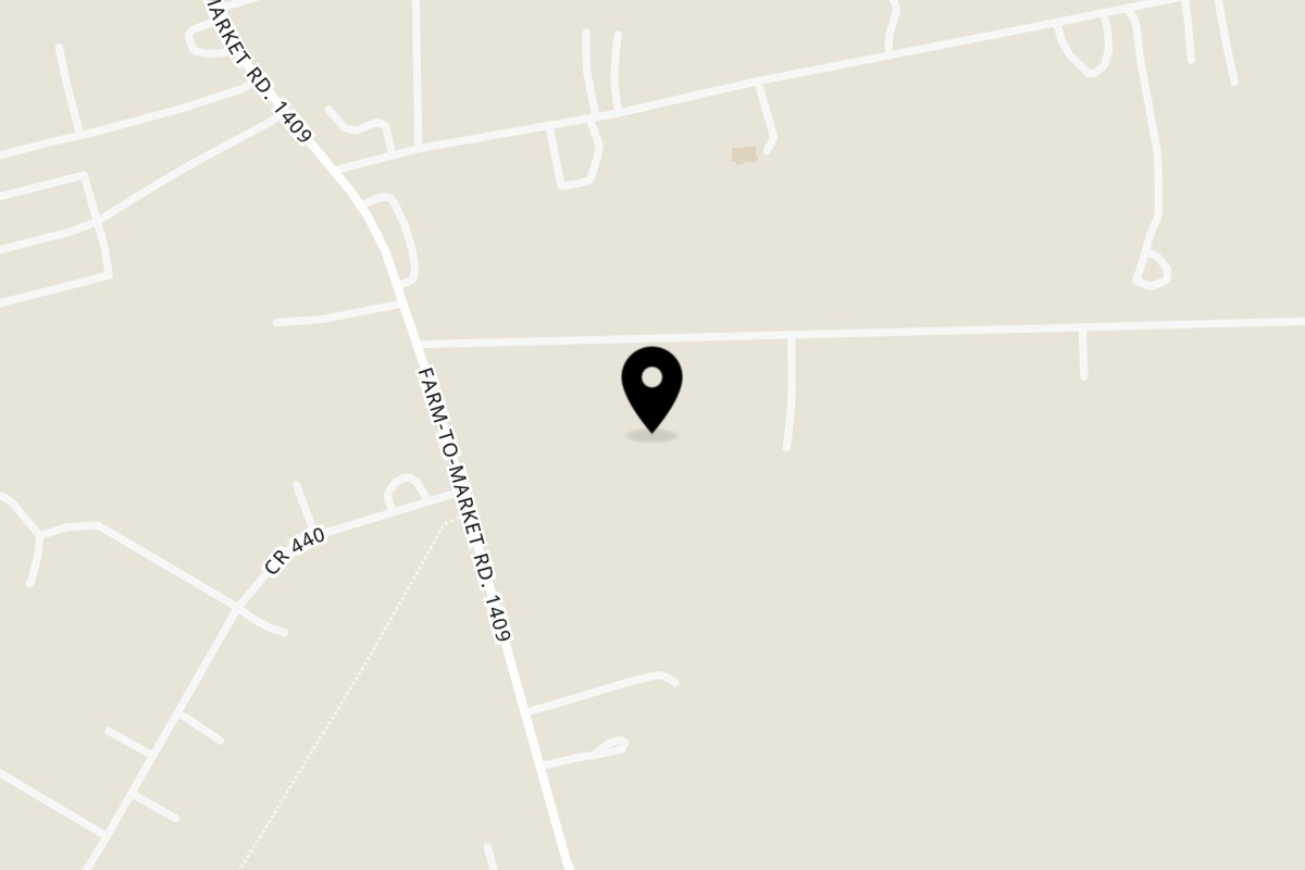 Map showing the location of Charlie T s crawfish and seafood on 20 Private Rd 442 in Dayton
